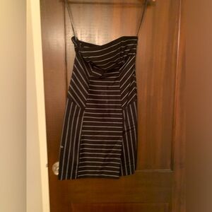 Bebe strapless fitted dress